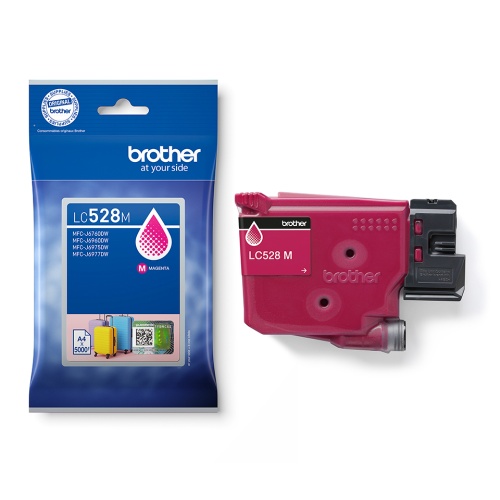 Brother LC528M Ink Cartridge, Magenta