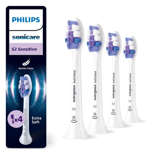 Philips Sonicare S2 Sensitive HX6054/87 Sonic Toothbrush heads, White - Image 2