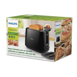 Philips Daily Collection HD2582/90 Toaster, 830 W, Black