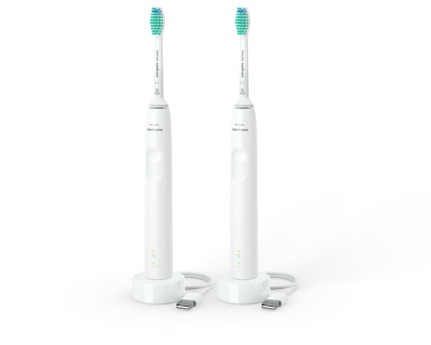 Philips Sonicare 3000 Series HX3675/13 2-pack Electric Toothbrush, White - Image 3