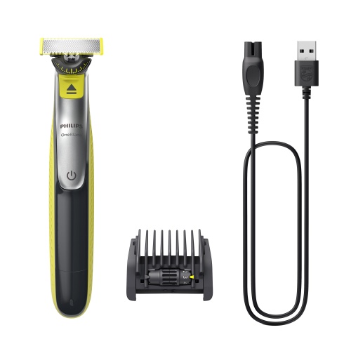 Philips OneBlade 360 QP2734/23 Hair Shaver and Trimmer, Grey/Green - Image 2