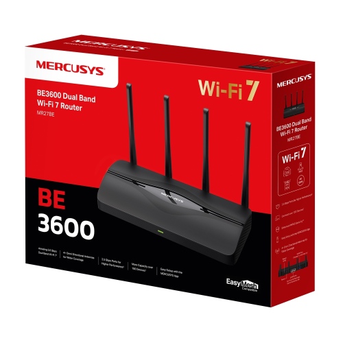 Mercusys BE3600 Dual Band Wi-Fi 7 Router - Image 3