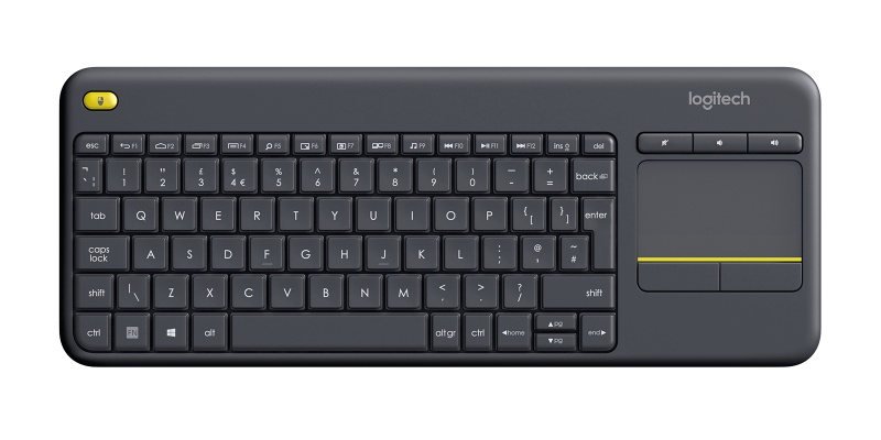 Logitech K400 Plus Touch Wireless Keyboard, RF Wireless, US, Black - Image 5