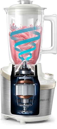 Philips 7000 Series HR3760/01 High speed blender, 2 L, 1500 W, White/Silver - Image 9