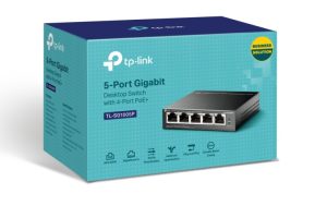 TP-Link TL-SG1005P 5-Port Gigabit Desktop Switch with 4-Port PoE+