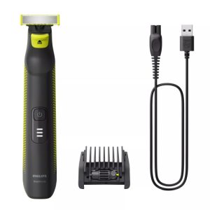 Philips OneBlade Pro QP6506/15 Hair Shaver and Trimmer, Black/Green