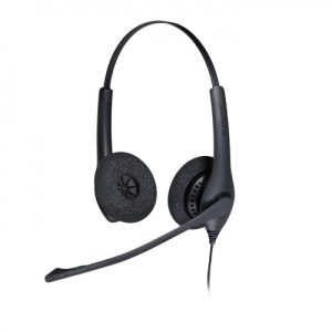 Jabra Biz 1500 Duo Wired Headset, USB-A, Black
