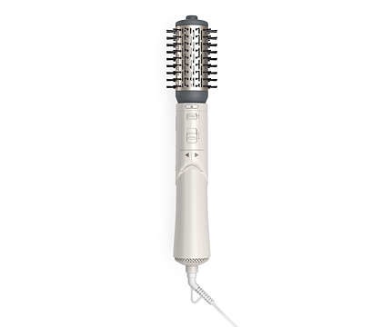 Philips 7000 Series Air styler BHA710/00 Hair Styling Brush, Metallic White - Image 4