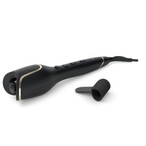 Philips StyleCare Prestige Auto Curler BHB876/00 Automatic Hair Curling Tool, Black