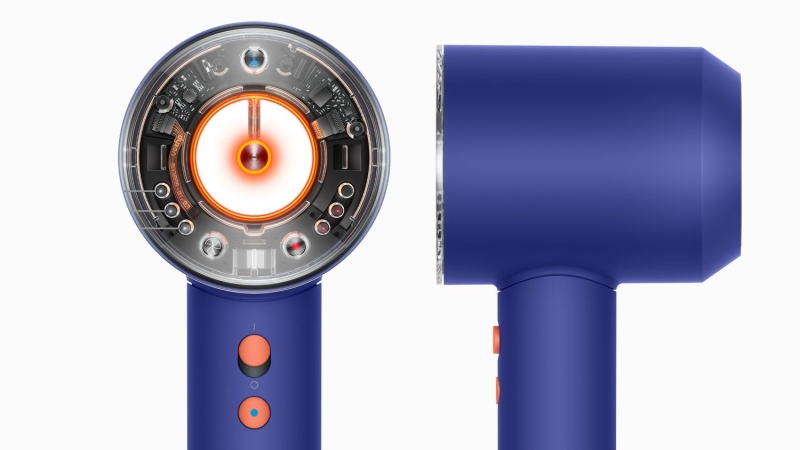 Dyson HD16 Supersonic Nural Hair Dryer, Vinca Blue/Topaz - Image 9