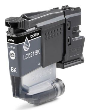 Brother LC-521BK (LC521BK) Ink Cartridge, Black