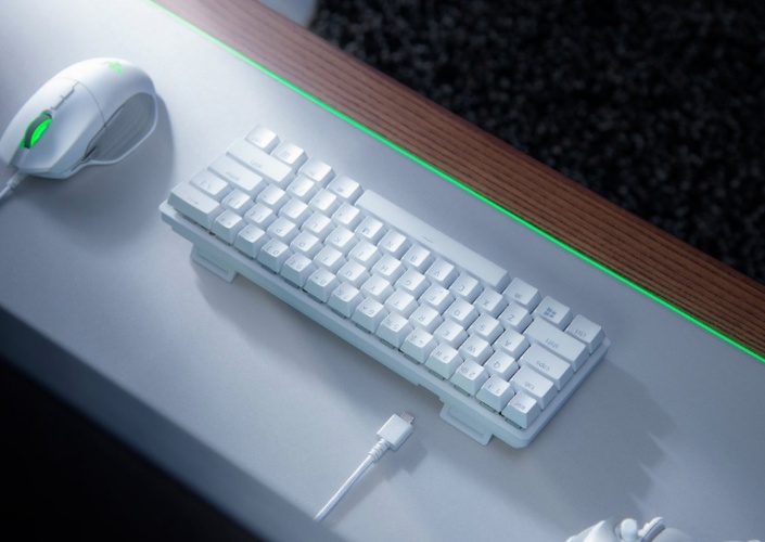 Razer Huntsman Mini Wired Gaming keyboard, US, White, Linear Optical Switch - Image 4