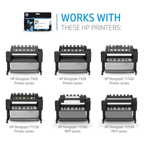 HP 727 (F9J78A) Ink Cartridge, Yellow - Image 2