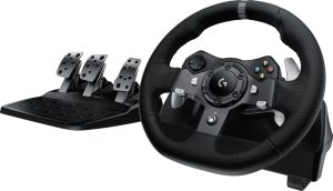 Logitech G920 Driving Force Steering Wheels & Pedals, for Xbox Series X|S /Xbox One/PC, Black