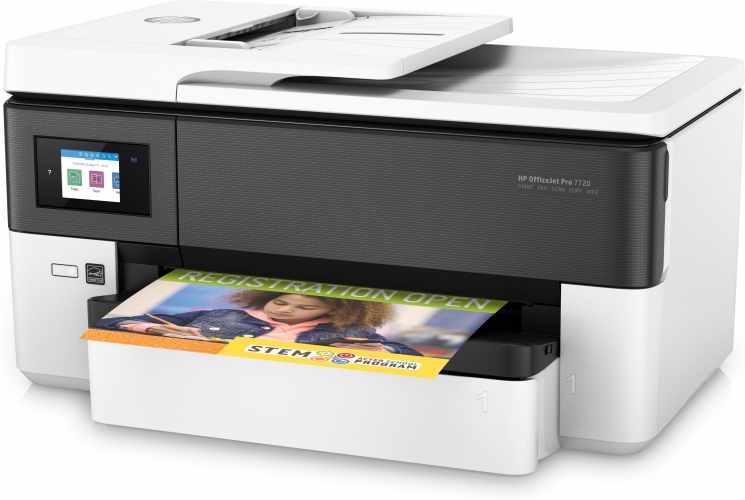 HP OfficeJet Pro 7720 Printer inkjet MFP A3 Colour 22 ppm Wi-Fi RJ-11 USB - Image 3