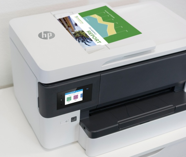 HP OfficeJet Pro 7720 Printer inkjet MFP A3 Colour 22 ppm Wi-Fi RJ-11 USB - Image 7