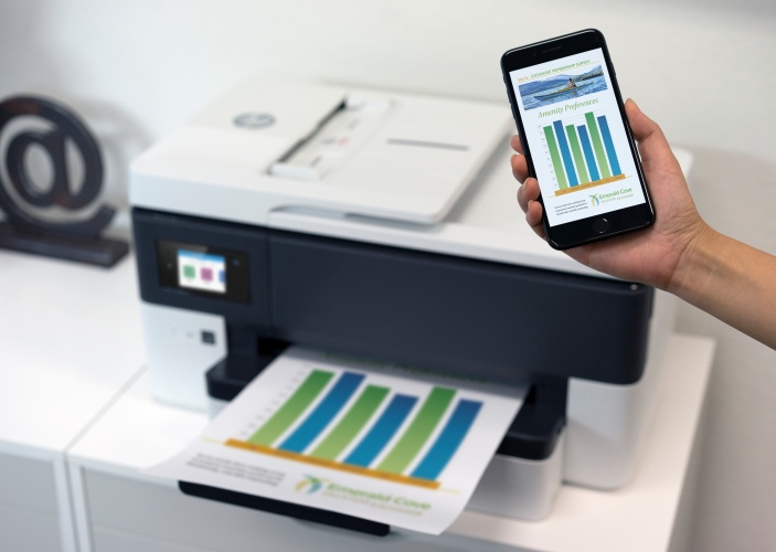 HP OfficeJet Pro 7720 Printer inkjet MFP A3 Colour 22 ppm Wi-Fi RJ-11 USB - Image 6