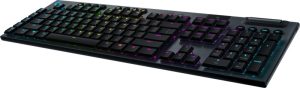 Logitech G915 LIGHTSPEED Wireless RGB Mechanical Gaming Keyboard, GL Tactile, RUS, Black