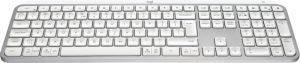 Logitech MX Keys S Wireless Keyboard, RF Wireless+Bluetooth, Illuminated, US Int, Pale Grey