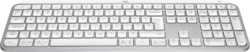 Logitech MX Keys S Wireless Keyboard, RF Wireless+Bluetooth, Illuminated, US Int, Pale Grey - Image 2