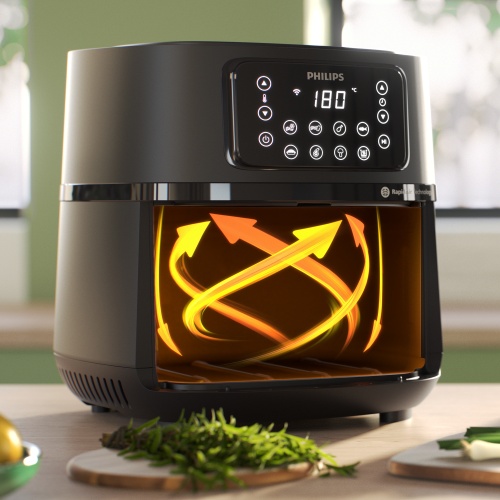 Philips 5000 Series XXL HD9285/93 Hot Air Fryer 7.2 L 2000 W, Black - Image 5
