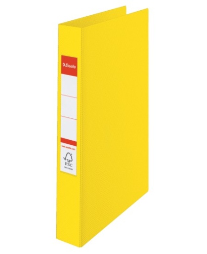 Binder Esselte, A4 / 35 mm, 2 rings, yellow