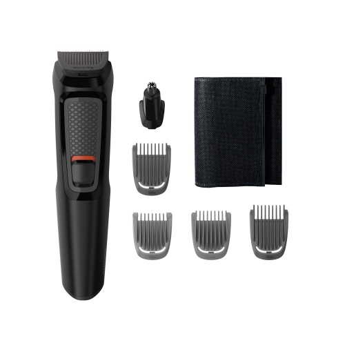 Philips Multigroom 3000 Series MG3710/15, 6-in-1 Hair Trimmer, Black