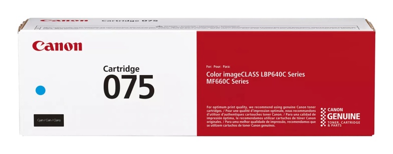 Canon CRG 075 C (6364C002) Toner Cartridge, Cyan - Image 3