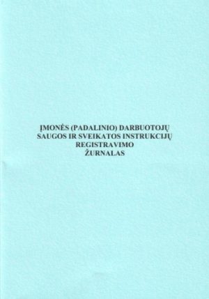 Darbuotojų saugos ir sveikatos instrukcijų registracijos žurnalas, A4 (24)  0720-033