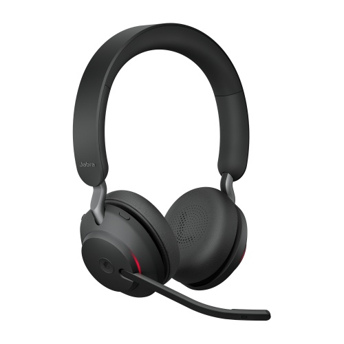 Jabra Evolve2 65 MS Stereo Wireless Headset, Bluetooth, USB-C, Black - Image 3