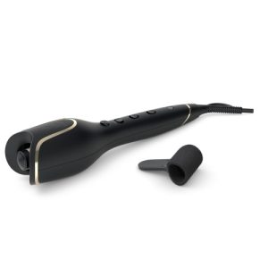 Philips StyleCare Prestige Auto Curler BHB876/00 Automatic Hair Curling Tool, Black