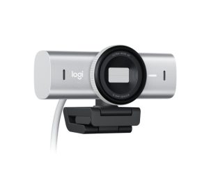 Logitech MX Brio Webcam, 8.5 MP, 4K Ultra HD 3840x2160, USB-C, Pale Gray