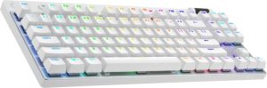 Logitech G PRO X TKL LIGHTSPEED Wireless Gaming Keyboard, Tenkeyless, Tactile, US INT, White