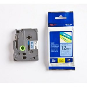 Brother TZe-531 (TZE531) Laminated Labelling Tape, Black on Blue, 12mm 8m