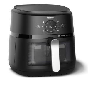 Philips 2000 Series NA231/00 Hot Air Fryer 6.2 L 1700 W, Black/Silver