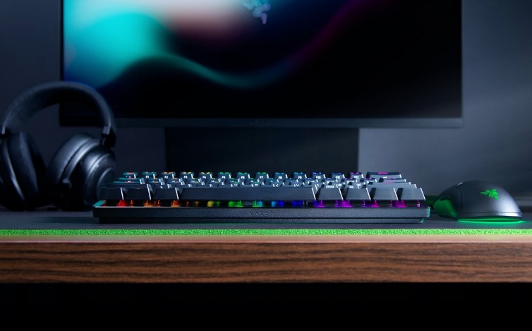 Razer Huntsman Mini Wired Gaming keyboard, USB, RGB LED, US Int, Linear Optical Switch, Black - Image 5