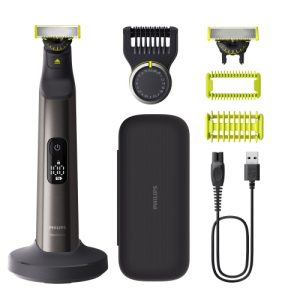 Philips OneBlade Pro 360 QP6652/61 Face and Body Hair Trimmer, Dark Gray