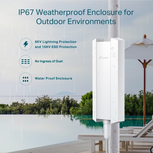 TP-Link EAP650-OUTDOOR AX3000 Indoor/Outdoor Wi-Fi 6 Access Point - Image 4