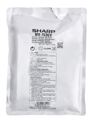 Sharp MX-753GV (MX753GV) Developer, Black Sharp MX-753GV (MX753GV) Developer, Black