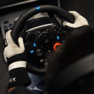 Logitech G29 Driving Force Steering Wheels & Pedals, for PC, PS5, PS4, PS3, Black