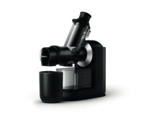 Philips Viva Collection HR1889/70 Masticating juicer, 150W, Black/Silver