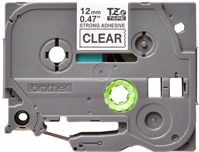 Brother TZe-S131 (TZeS131) Labelling Tape, Strong Adhesive, Black on Clear, 12mm 8m - Image 5