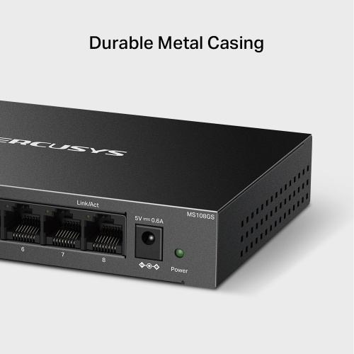 Mercusys MS108GS 8-Port Gigabit Desktop Switch - Image 5