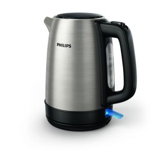 Philips Daily Collection HD9350/90 Electric Kettle, 1.7 L, 2200 W, Silver/Black
