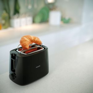 Philips Daily Collection HD2583/90 Toaster 600 W, Black