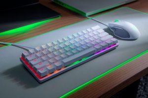 Razer Huntsman Mini Wired Gaming keyboard, US, White, Linear Optical Switch
