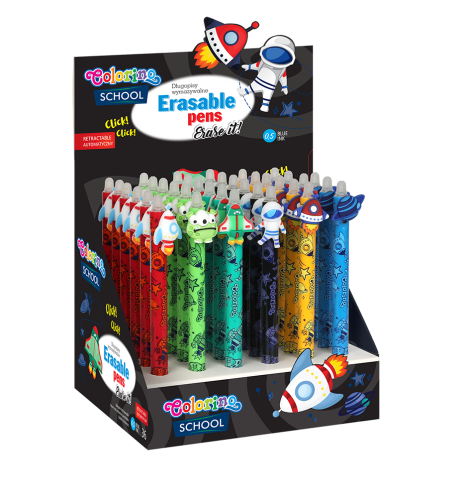 Retractable erasable pen Colorino Space Life - Image 2