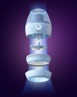 Philips 1000 Series GCA2100/20 Fabric Shaver, Blue