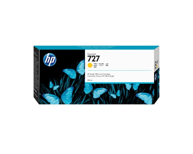HP 727 (F9J78A) Ink Cartridge, Yellow