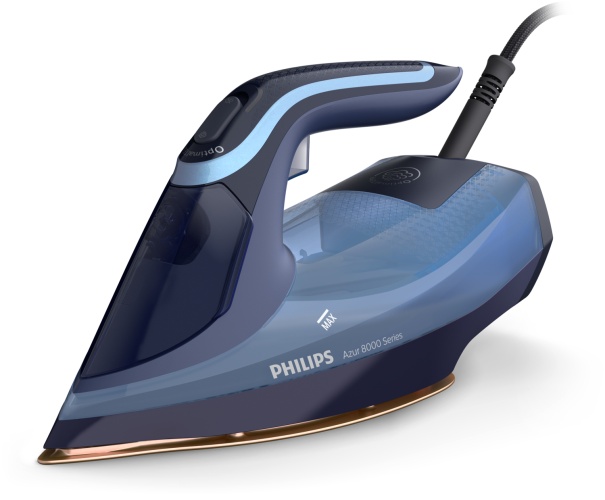 Philips Azur 8000 Series DST8020/20 Steam Iron, 3000 W, Light Blue